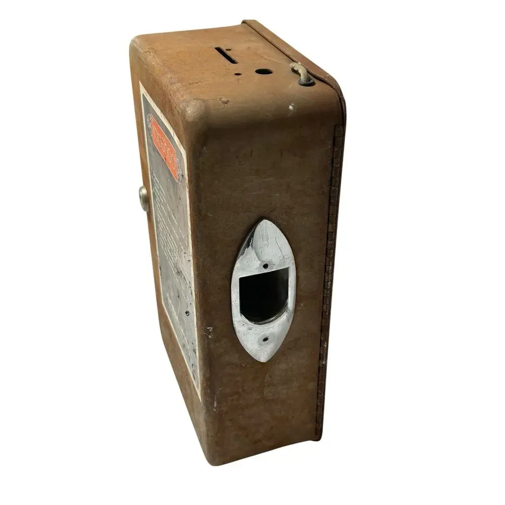 Gremlin Trap Shoot Coin Box Offered Rust Patina Man Cave Decor 70's No Key Open